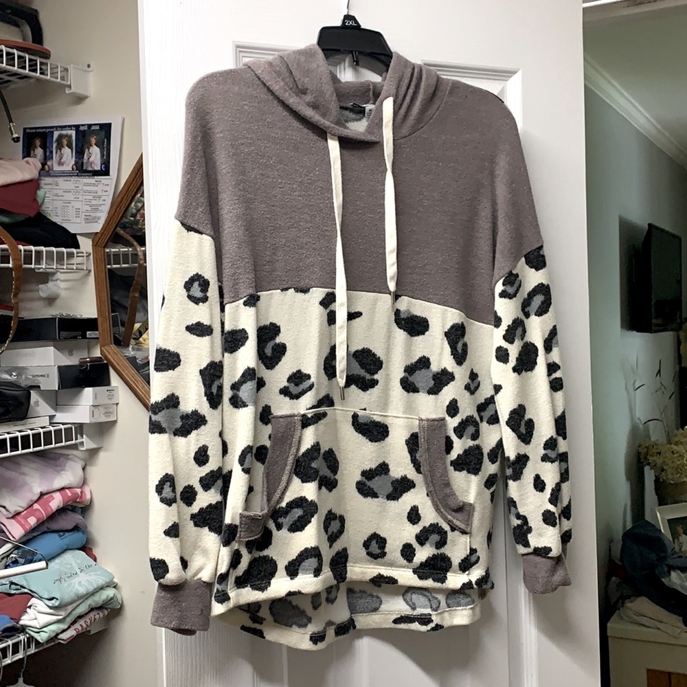 Animal Print Boutique Hoodie